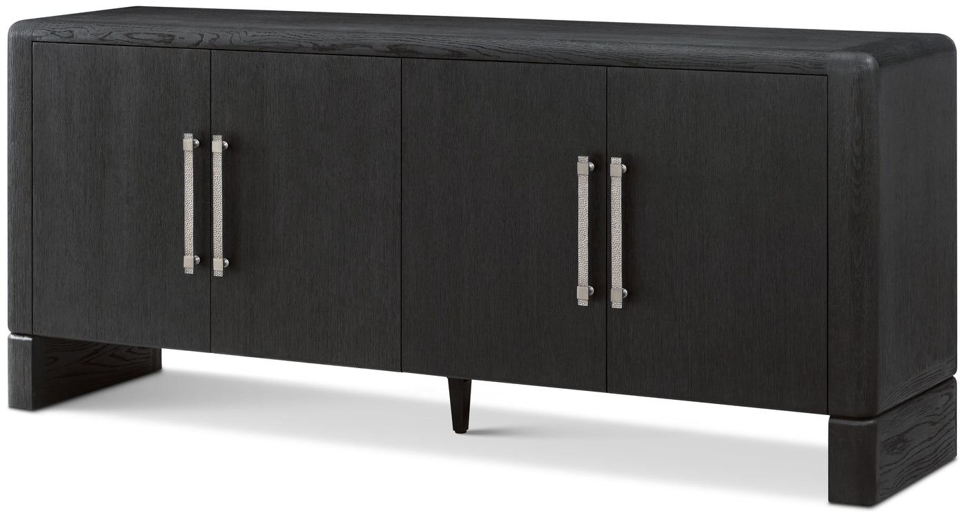Luna sideboard mörk med 4 dörrar