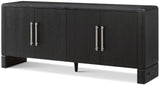 Luna sideboard mörk med 4 dörrar