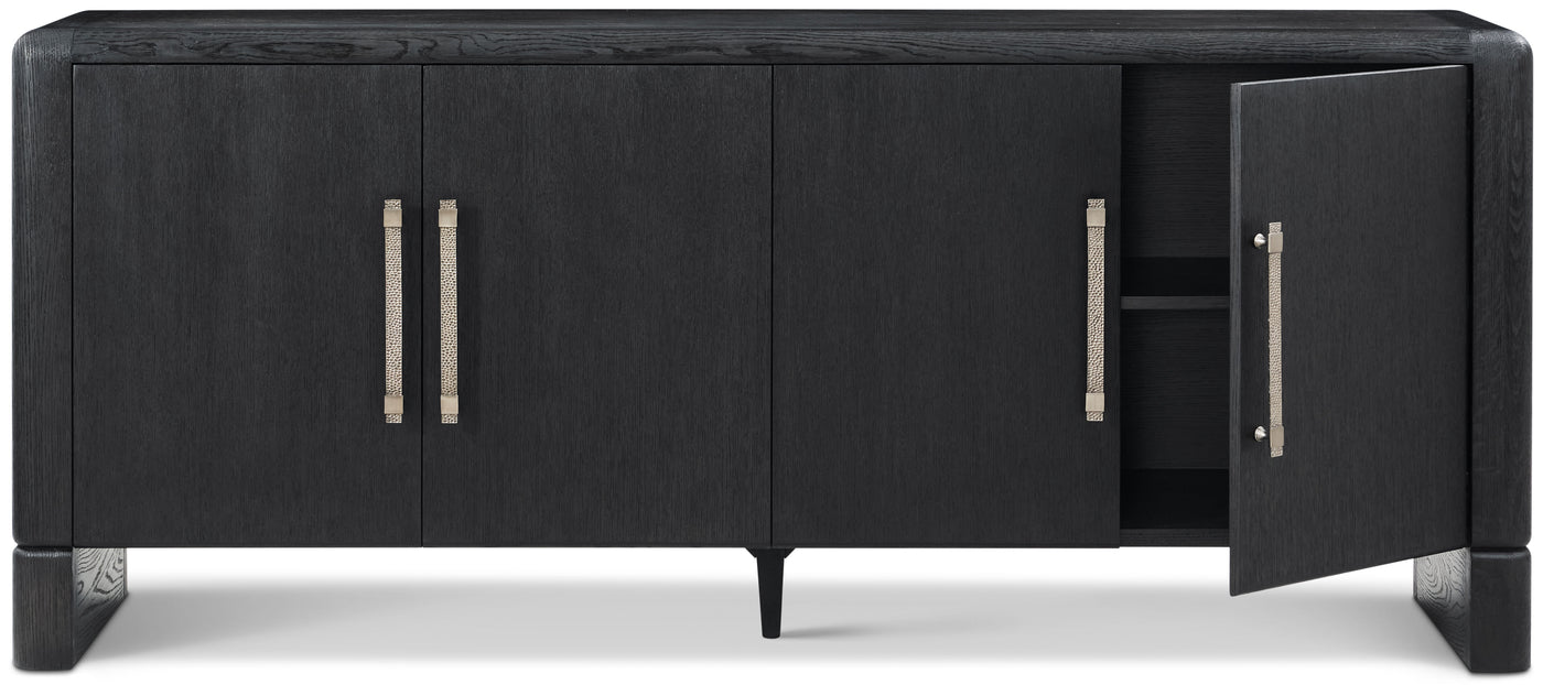 Luna sideboard mörk med 4 dörrar