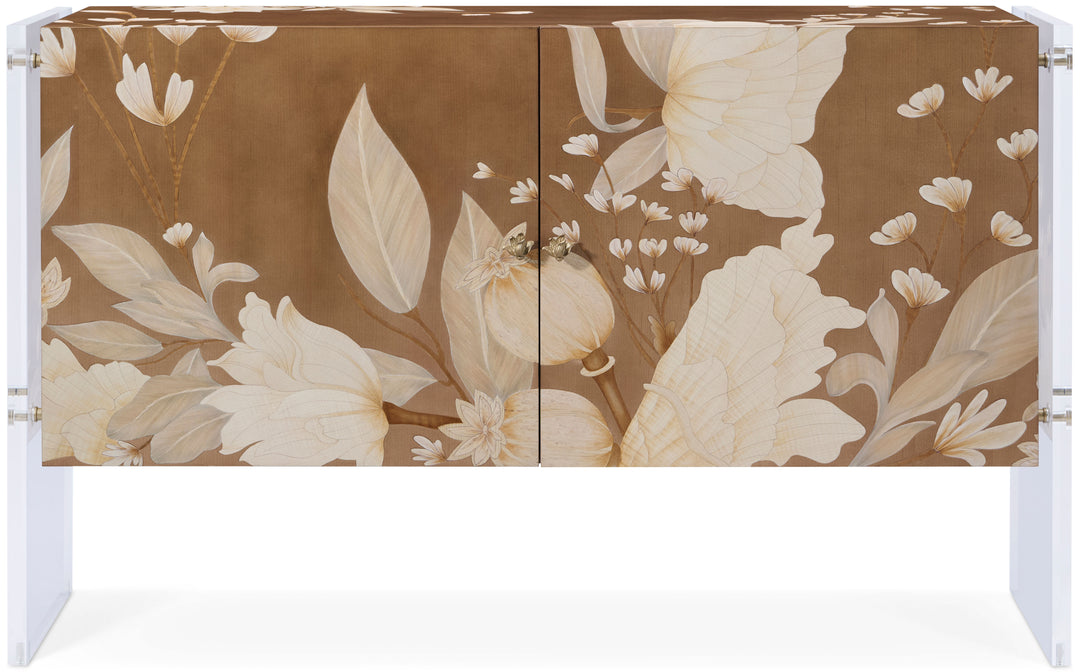 Bouquet 2 Door Cabinet in Toasted Cashew