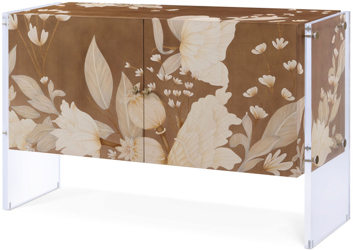Bouquet 2 Door Cabinet in Toasted Cashew