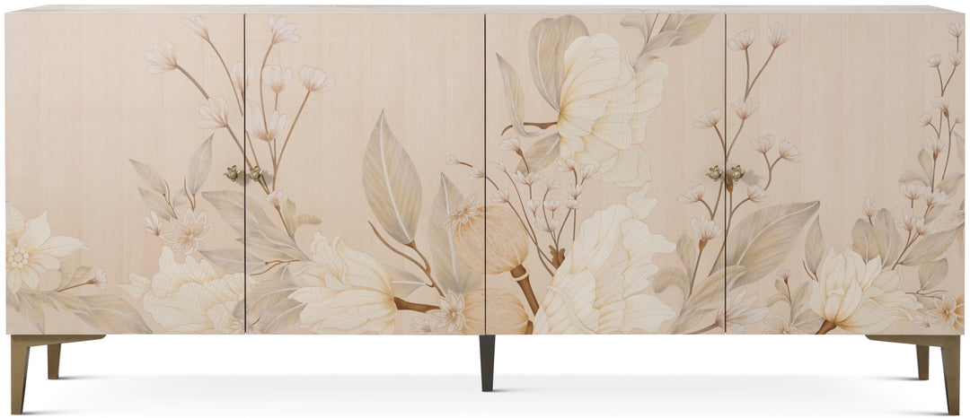 Bouquet 4 Door Sideboard in Buttercream