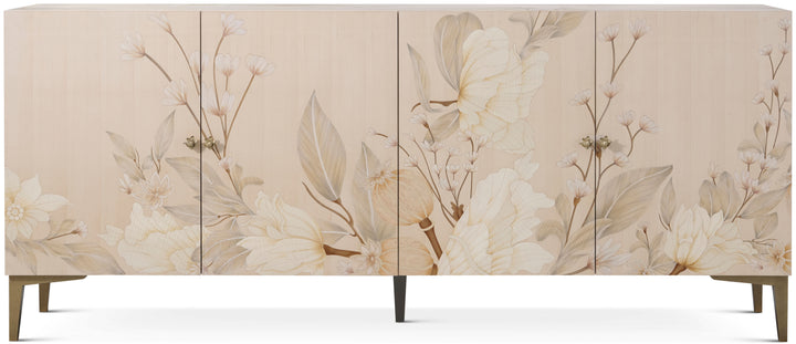 Bouquet 4 Door Sideboard in Buttercream