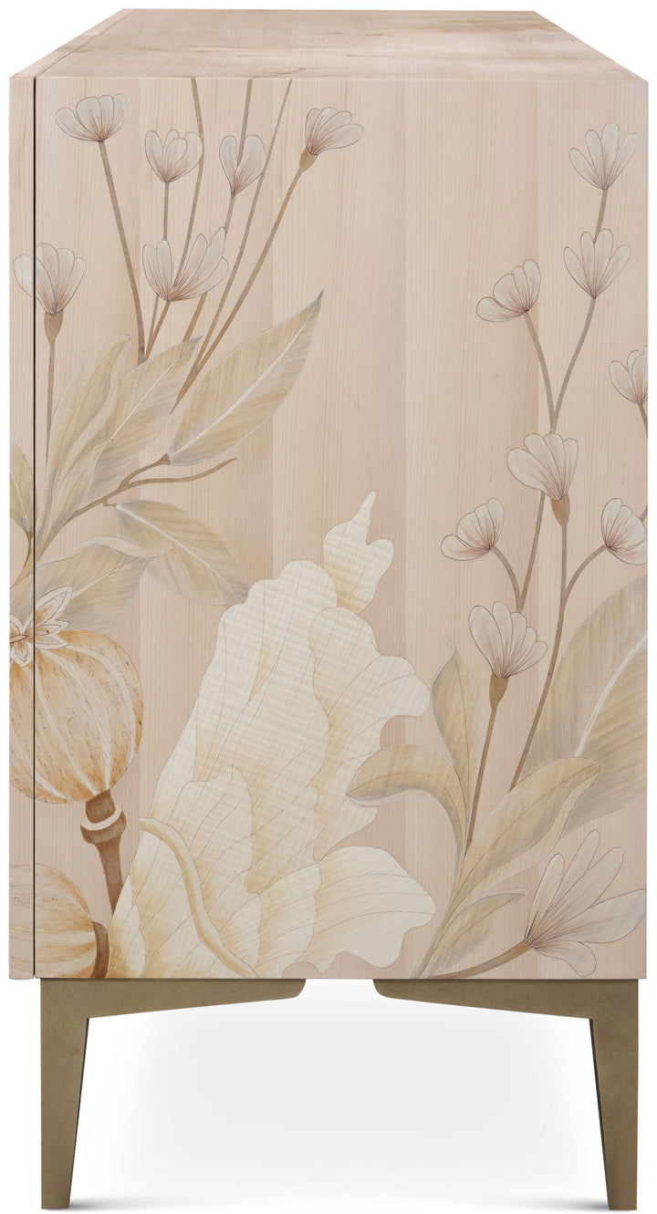 Bouquet 4 Door Sideboard in Buttercream
