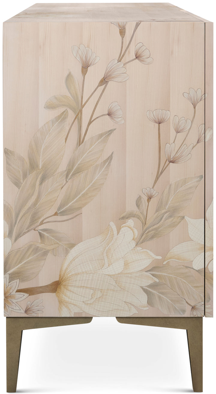 Bouquet 4 Door Sideboard in Buttercream