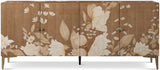Bouquet sideboard i Toasted Cashew med 4 dörrar