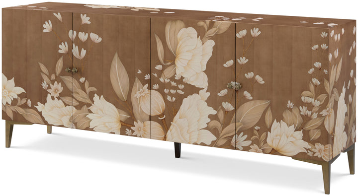Bouquet 4 Door Sideboard in Toasted Cashew