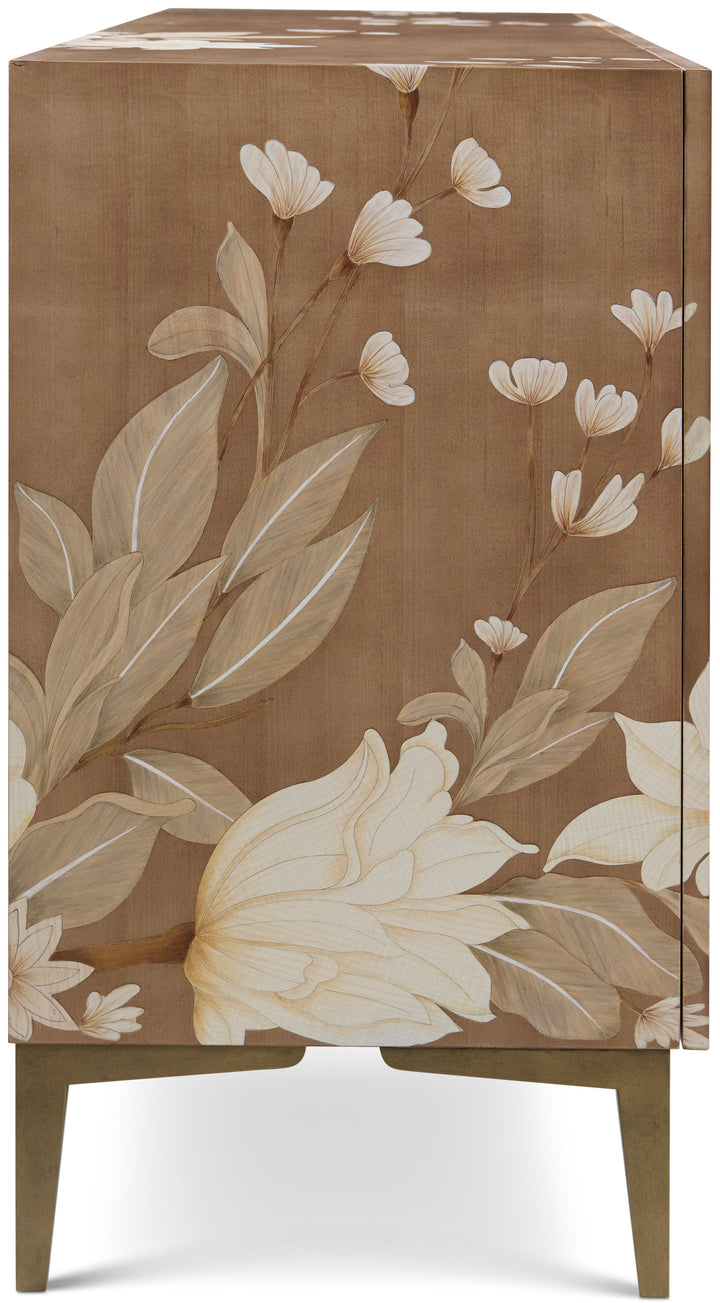 Bouquet 4 Door Sideboard in Toasted Cashew