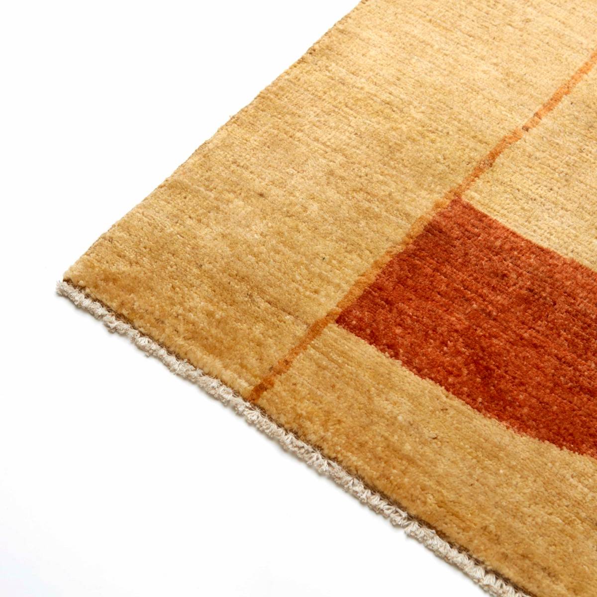 Bauhaus matta från Nobilis i sand/terrakotta — detalj