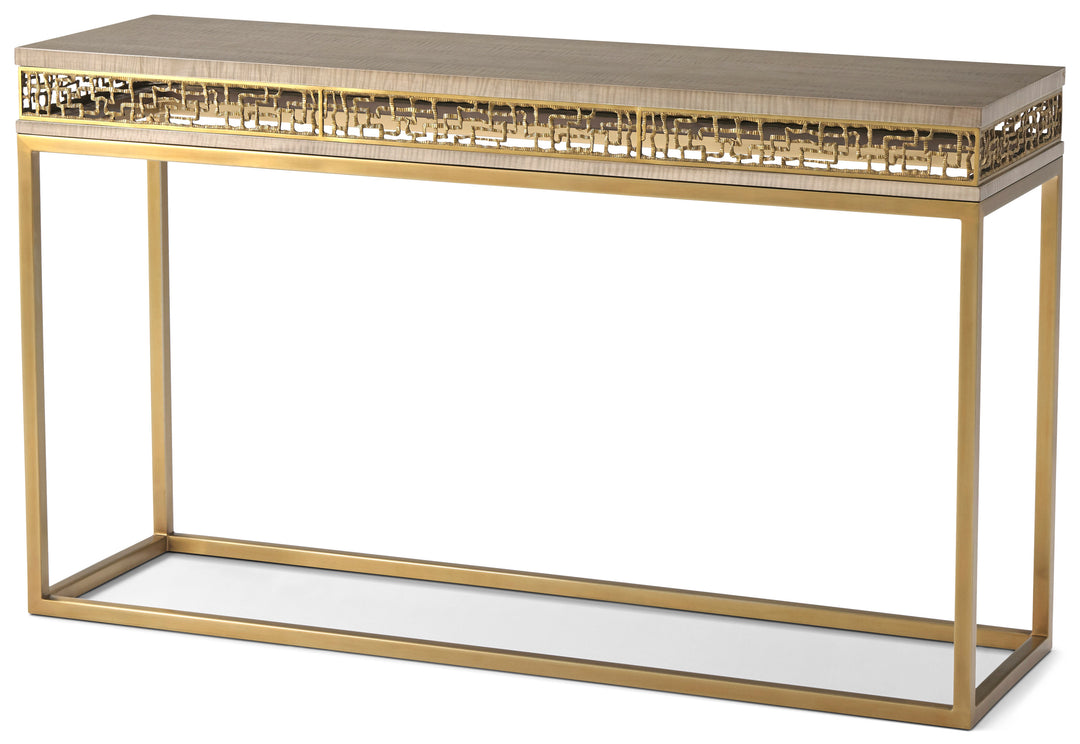 Frenzy Console Table in Sycamore