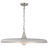 Polished Nickel With Plaster White Shade