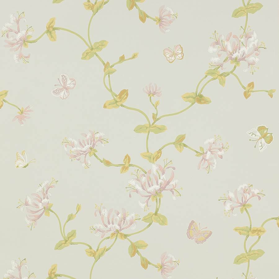 Honeysuckle Gdn Old Blue — Colefax & Fowler tapetprov