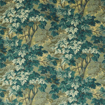 Zoffany Tyg Richmond Park Velvet Tygprov - Evergreen