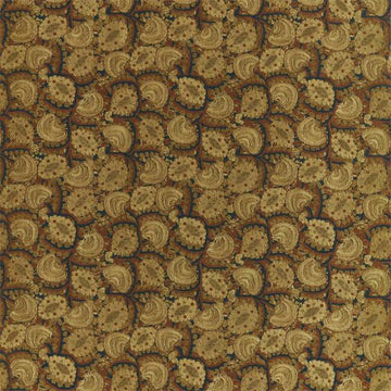 Zoffany Tyg Suzani Archive Embroidery Tygprov - Antique Gold/ Ink