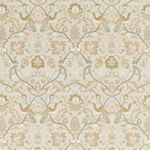 Zoffany Tygprov Oiseaux de Paradis Embroidery