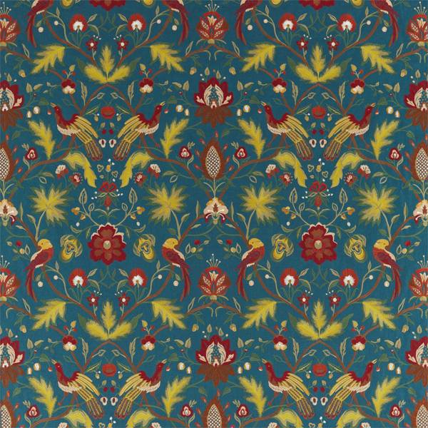 Zoffany Tyg Oiseaux de Paradis Embroidery
