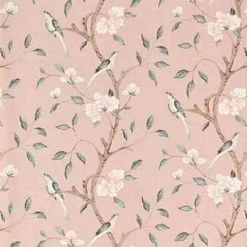 Zoffany Tapet Eleonora Print Tapetprov - Tuscan Pink