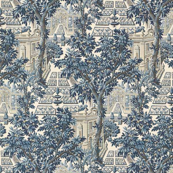 Italian Garden Indigo — Zoffany tapetprov