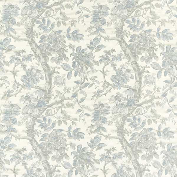 Zoffany Tyg Coromandel Weave Tygprov - Blue Stone