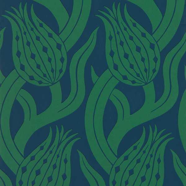 Zoffany Tapet Persian Tulip Tapetprov - Poison
