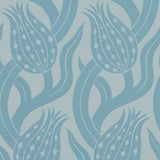 Zoffany Tapet Persian Tulip Tapetprov - Blue Stone