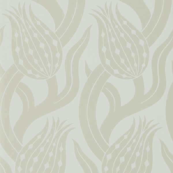 Zoffany Tapet Persian Tulip Tapetprov - Silver
