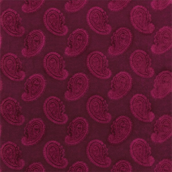 Orissa Velvet Burgundy — Zoffany tygprov