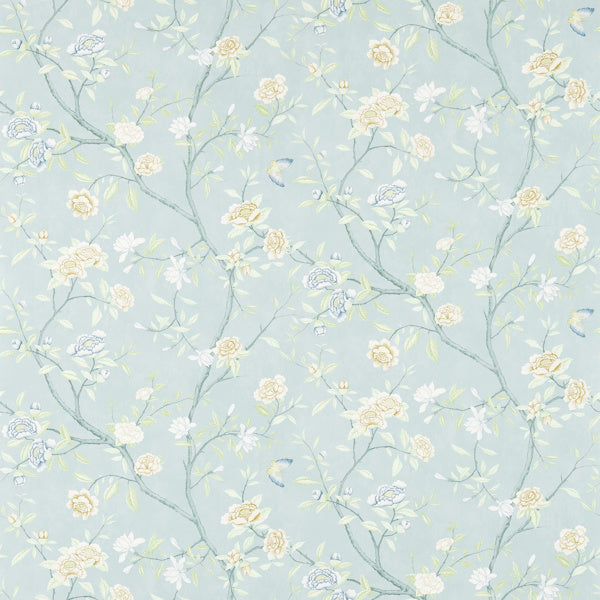 Zoffany Tapet Nostell Priory Tapetprov - Blue / Ivory