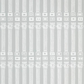 Zoffany Tapet Columns Tapetprov - Empire Grey/Architects White
