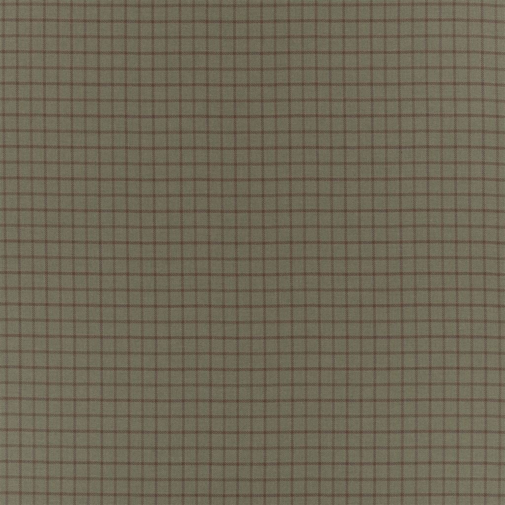 Aaron Tattersal Green Fabric — Ralph Lauren Home tyg