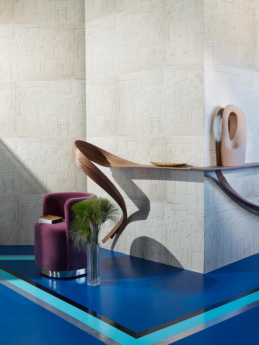 Abkaou room setting — Pierre Frey fabric