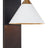 Bronze and Antique-Burnished Brass with Matte White Shade
