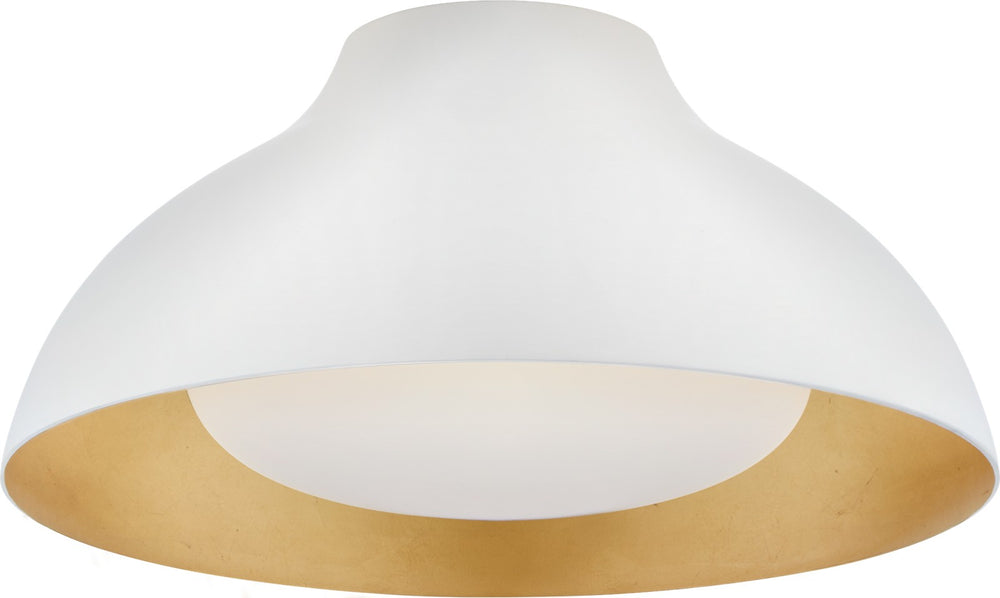 Agnes 15" Plafond Plaster White