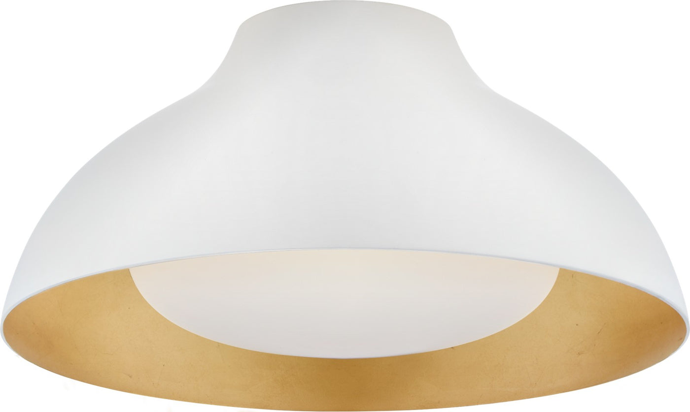 Agnes 15" Plafond Plaster White