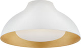 Agnes 15" Plafond Plaster White