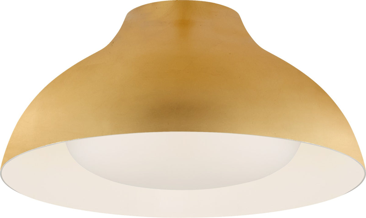 Agnes 15" Plafond — Visual Comfort — Gild with Soft White Glass