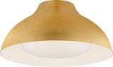 Agnes 15" Plafond — Visual Comfort — Gild with Soft White Glass