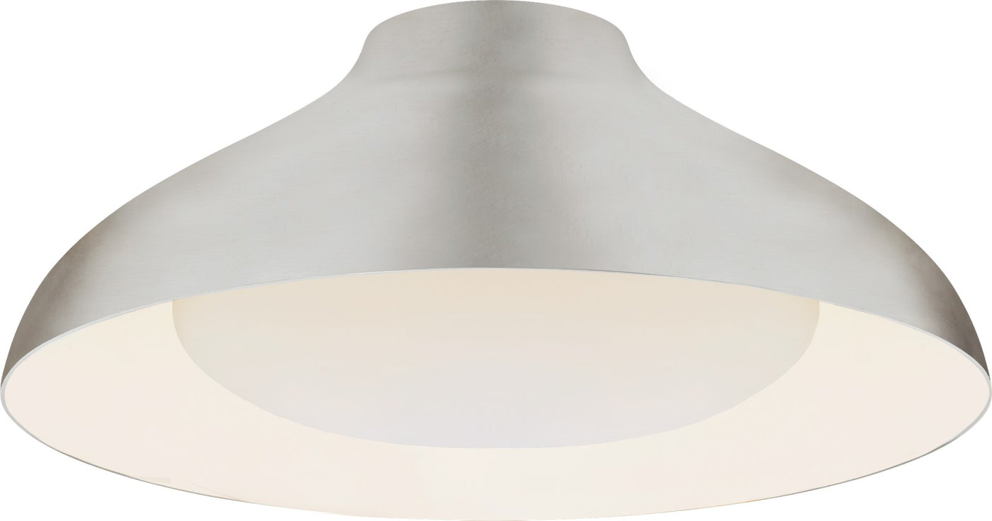 Agnes 18" Plafond Burnished Silver Leaf