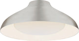 Agnes 18" Plafond Burnished Silver Leaf