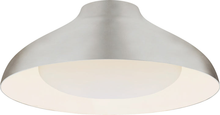 Agnes 18" Plafond Burnished Silver Leaf