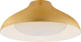 Agnes 18" Plafond — Visual Comfort — Gild with Soft White Glass