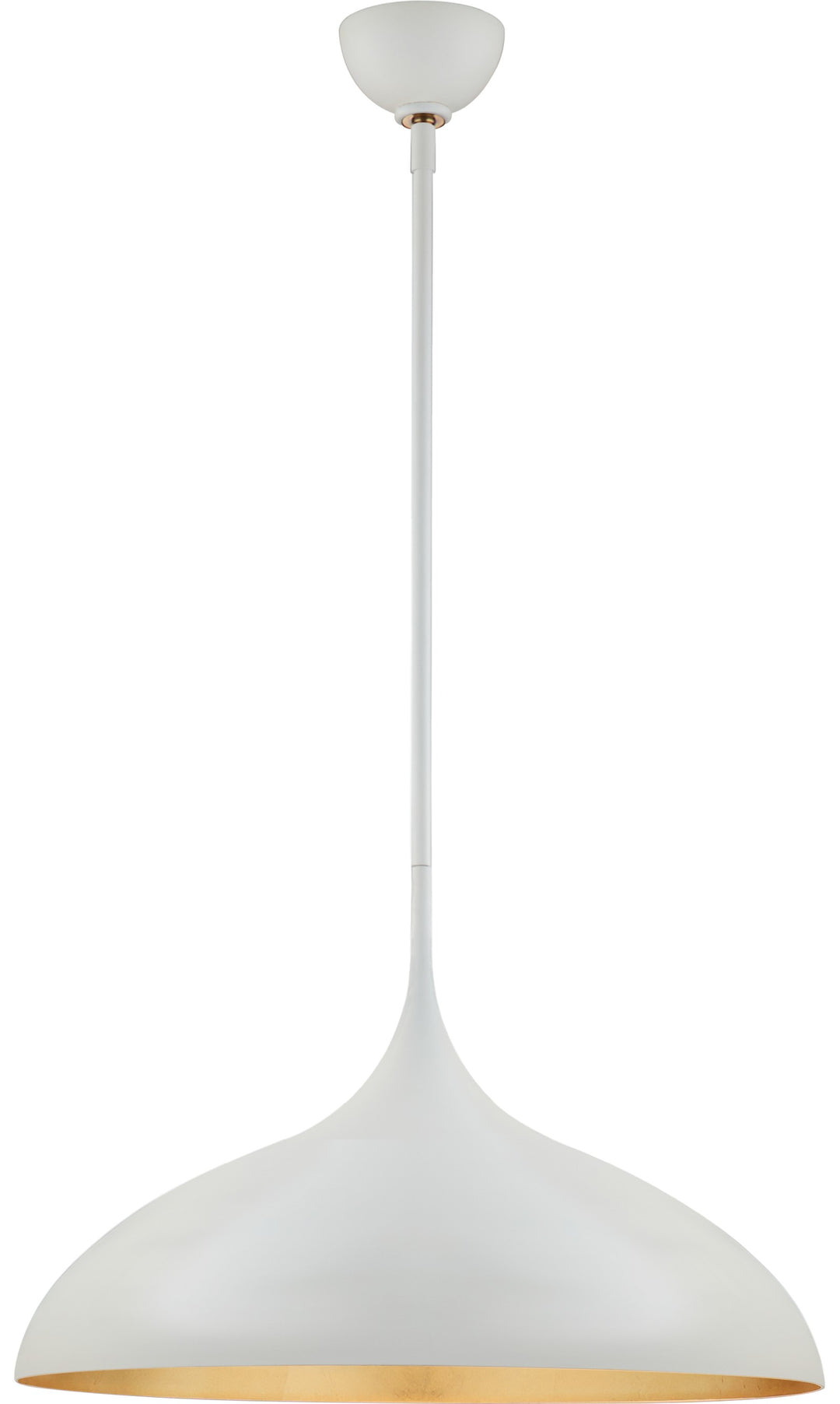 Agnes Large Takpendel Plaster White