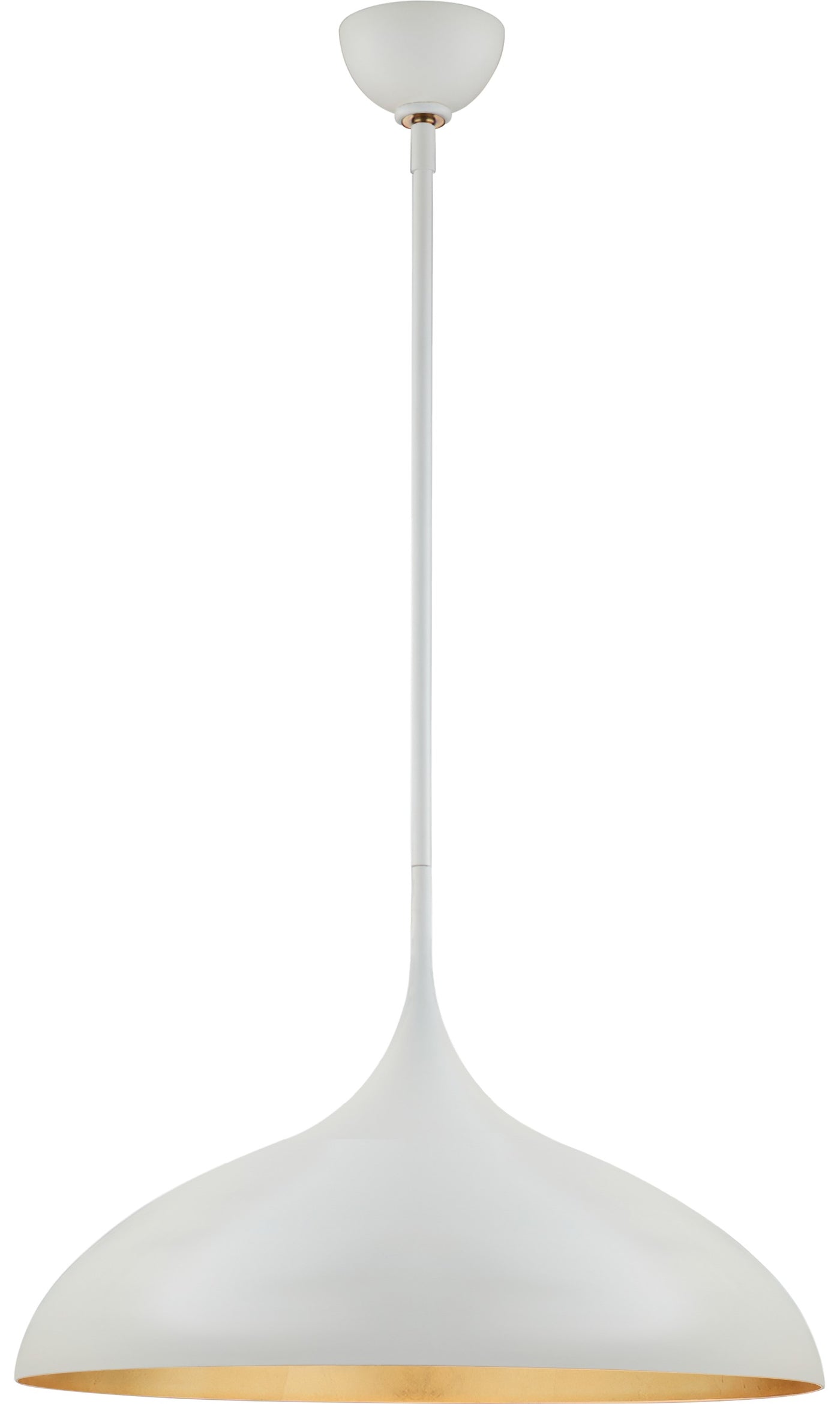 Agnes Large Takpendel Plaster White