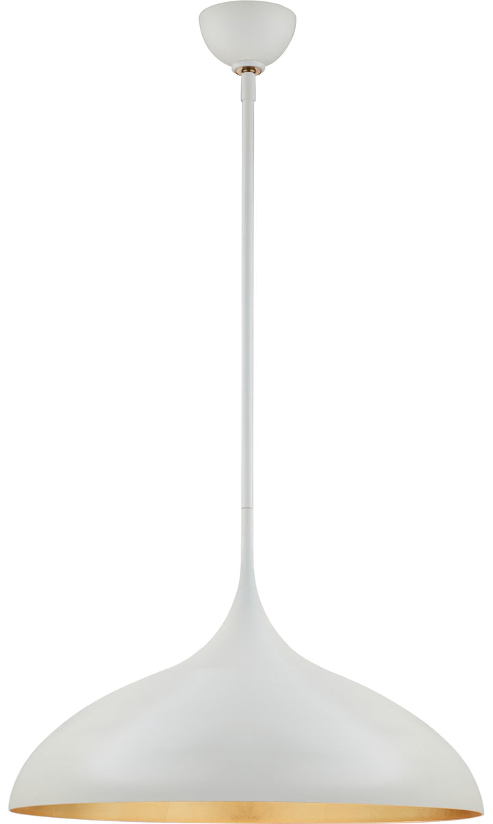 Agnes Large Takpendel Plaster White
