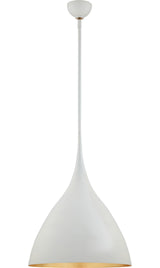 Agnes Medium Takpendel Plaster White