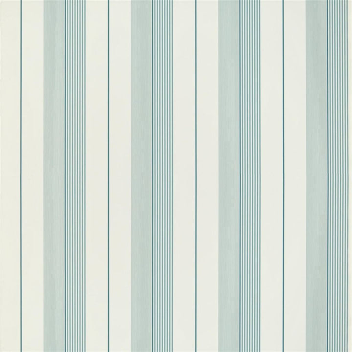 Aiden Stripe Teal Blue — Ralph Lauren Home