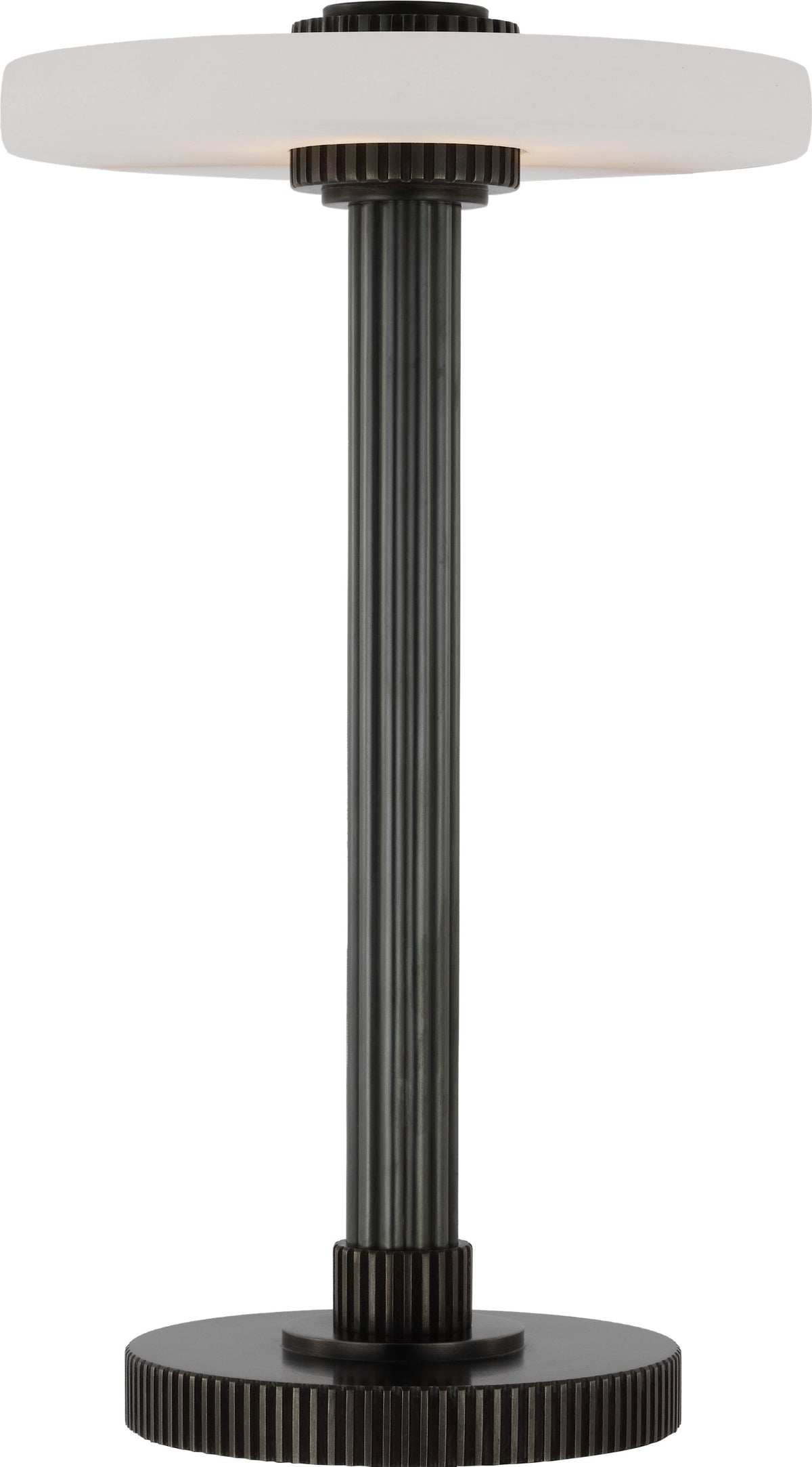 Aran 9" Rechargeable -pöytävalaisin — Visual Comfort — Bronze and Alabaster