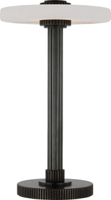 Aran 9" Rechargeable -pöytävalaisin — Visual Comfort — Bronze and Alabaster