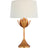 Antique Gold Leaf with Linen Shade