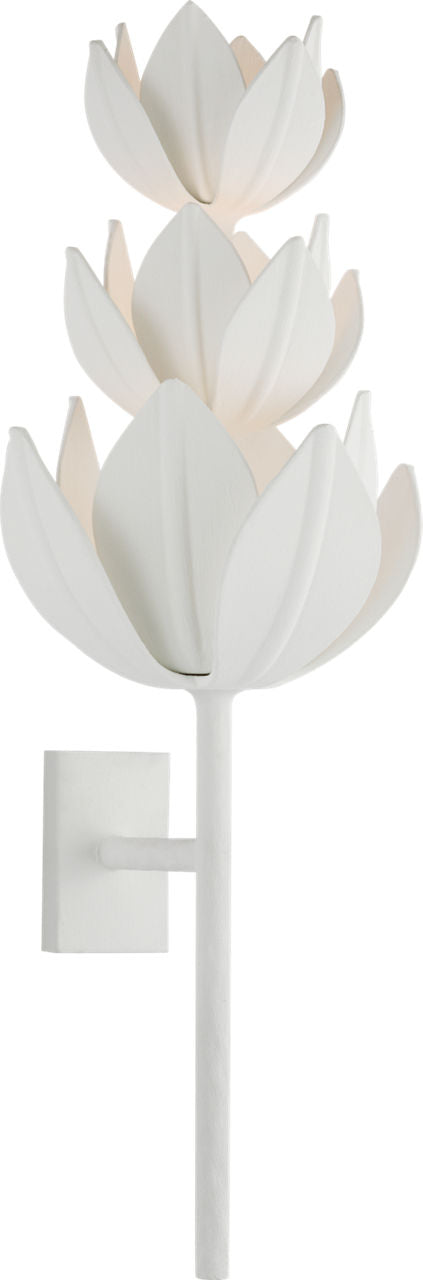 Alberto Extra Large Three Tier Vägglampa — Julie Neill for Visual Comfort & Co. — Plaster White
